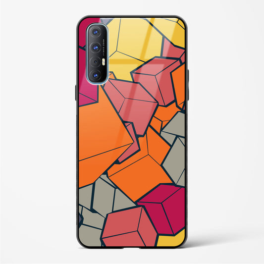 Cubic Blast - Oppo Reno 3 Pro Glass Gripper Case