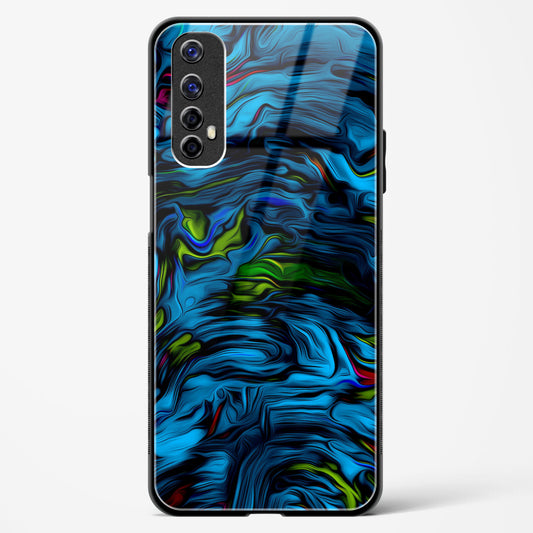 Aquatic Blue - Realme Narzo 20 Pro Glass Gripper Case