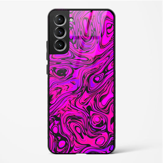 Colourful Liquid Vector - Samsung Galaxy S21 Plus Glass Gripper Case