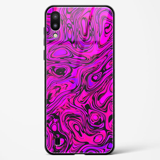 Colourful Liquid Vector - Samsung Galaxy M10 Glass Gripper Case