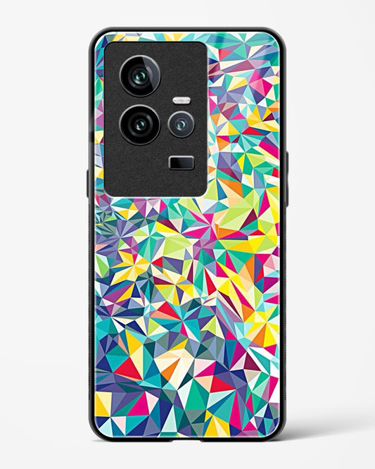 colorful geometric abstract - Vivo iQOO11 Glass Gripper Case