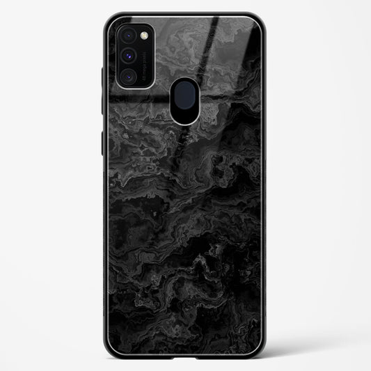 Charcoal Veil - Samsung Galaxy M30S Glass Gripper Case