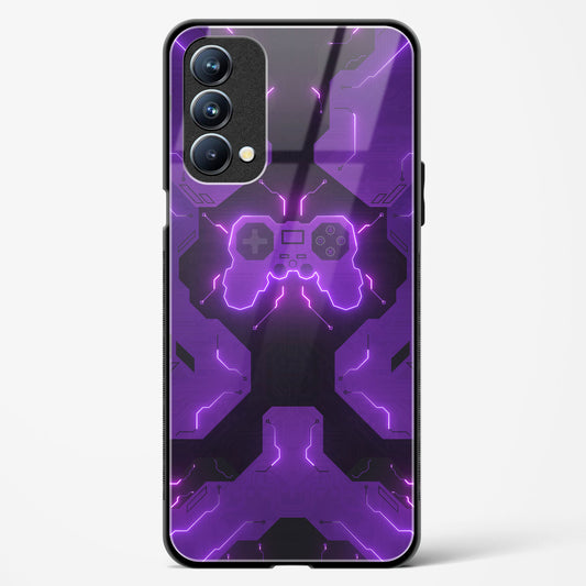 Violet Vortex - Oppo F19 Glass Gripper Case