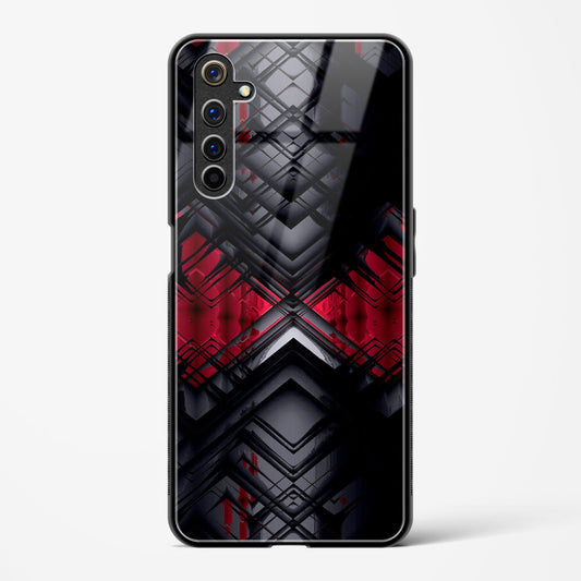 Red Eclipse - Realme 6i Glass Gripper Case