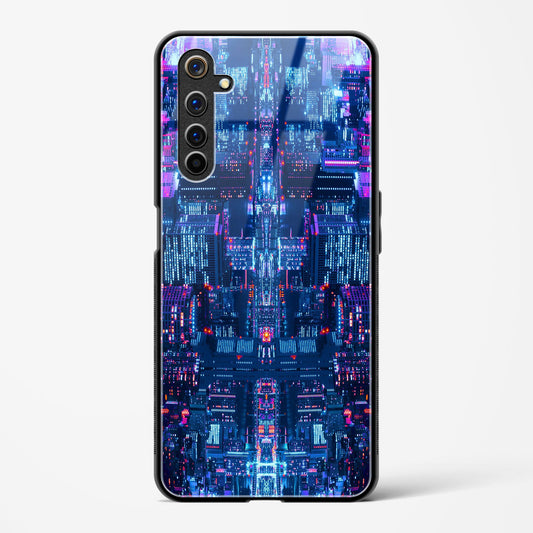 City Glitch - Realme 6i Glass Gripper Case