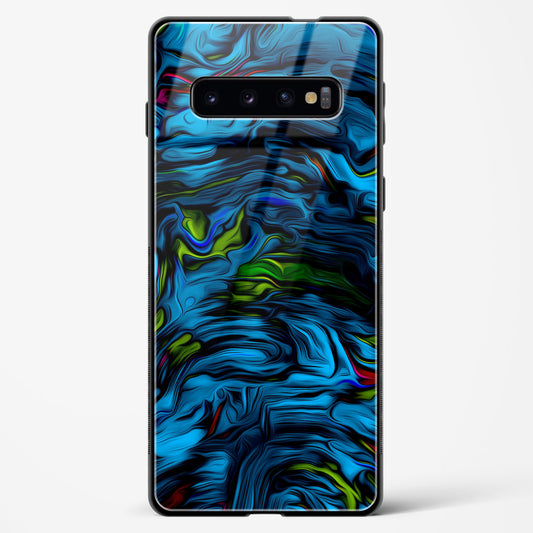 Aquatic Blue - Samsung Galaxy S10 Plus Glass Gripper Case