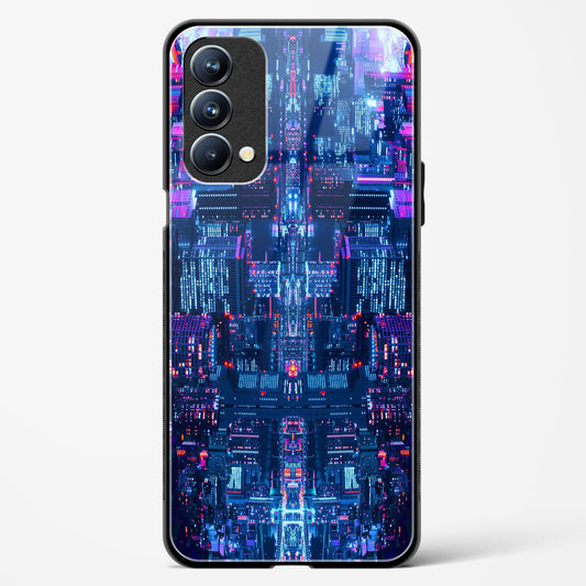 City Glitch - Oppo A74 Glass Gripper Case