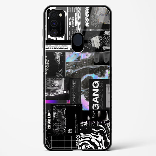 Anxiety Being - Samsung Galaxy M30S Glass Gripper Case