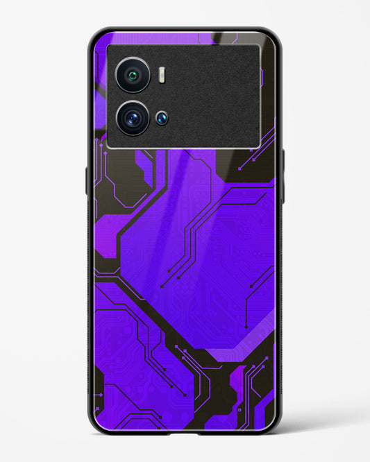 Purple Pulse - Vivo iQOO9 Pro 5G Glass Gripper Case