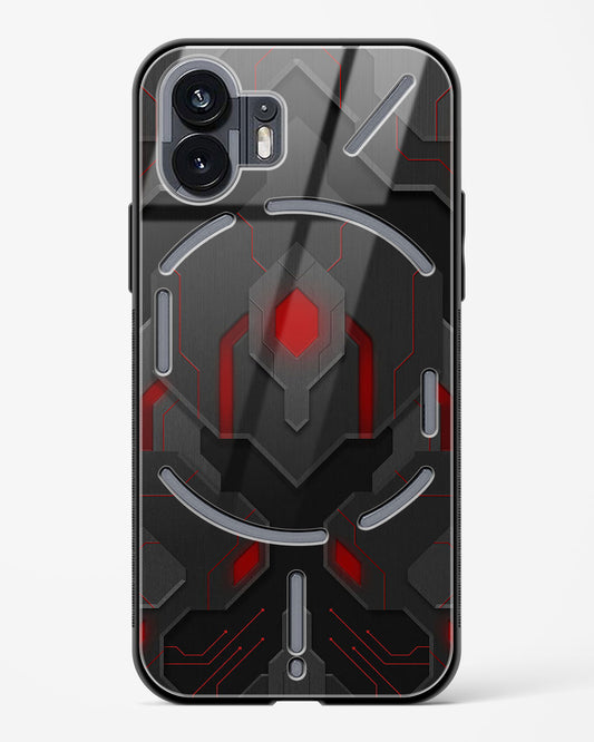 Obsidian Inferno - Nothing Phone 2 Glass Gripper Case