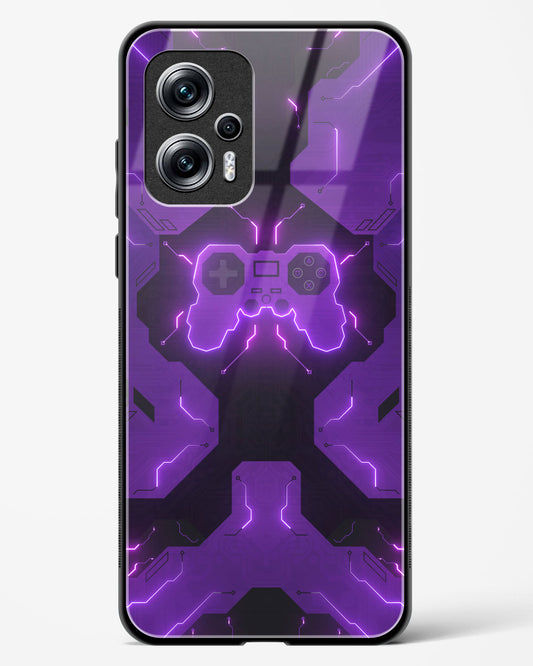 Violet Vortex - Redmi K50i Glass Gripper Case