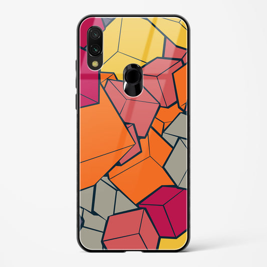 Cubic Blast - Redmi Note 7S Glass Gripper Case