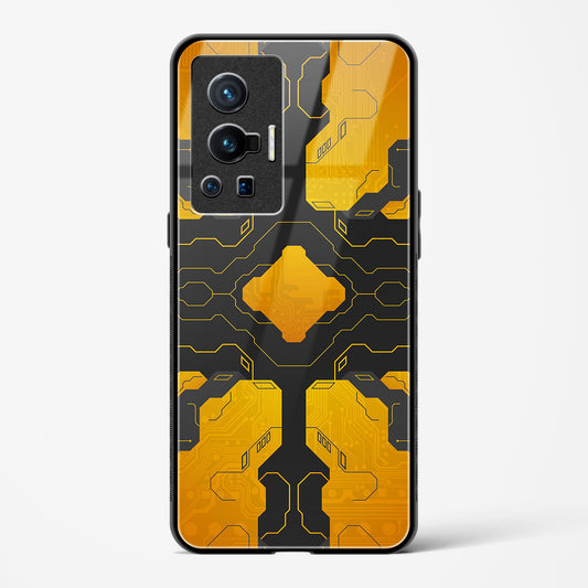 Amber Blaze - Vivo X70 Pro Glass Gripper Case