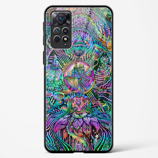 Trippy Galaxy  - Redmi Note 11 Pro 5G Glass Gripper Case