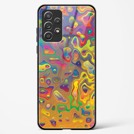 Contour Map - Samsung Galaxy A73 5G Glass Gripper Case