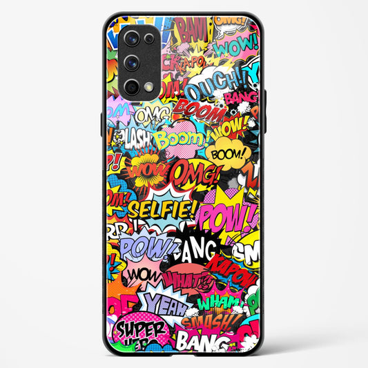 comic madness - Realme 7 Pro Glass Gripper Case