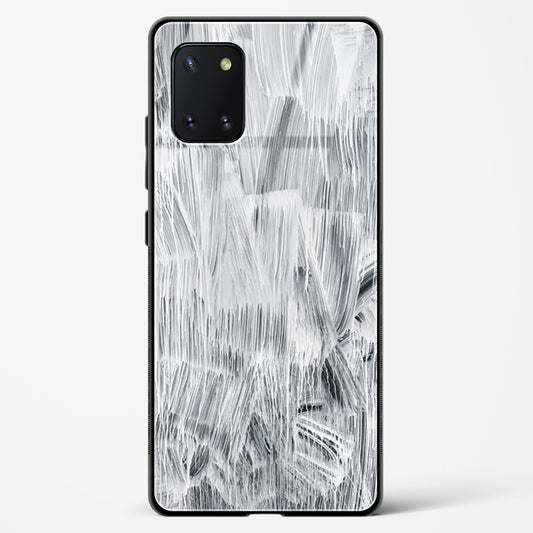 White Paint - Samsung Galaxy Note 10 Lite Glass Gripper Case