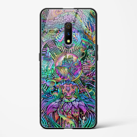 Trippy Galaxy  - Oppo K3 Glass Gripper Case