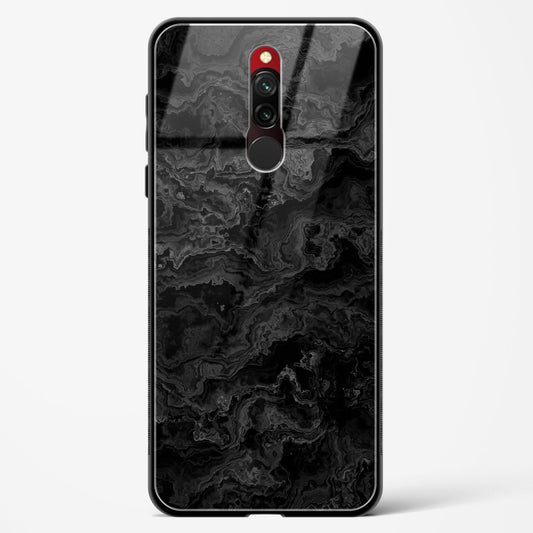 Charcoal Veil - Redmi 8 Glass Gripper Case