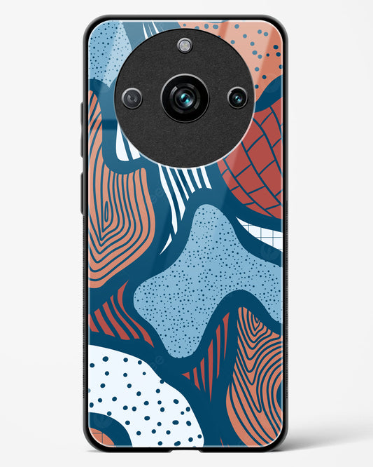 Doodle Waves - Realme Narzo 60 Pro 5G Glass Gripper Case