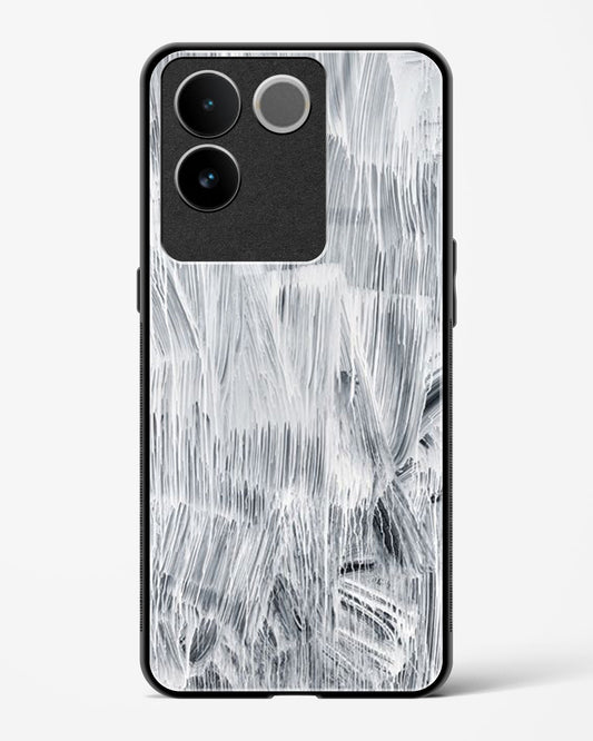 White Paint - Vivo iQOO Z7 Pro 5G Glass Gripper Case