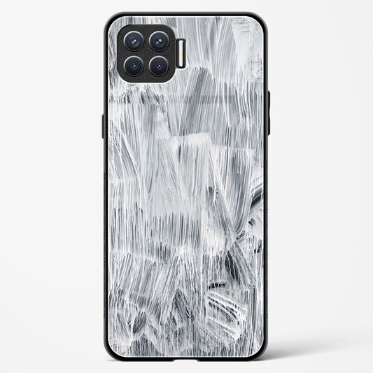 white paint - Oppo Reno 4F Glass Gripper Case