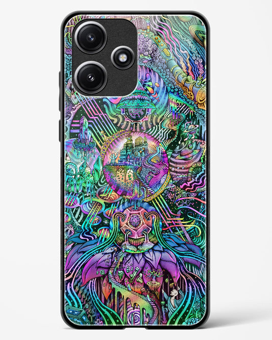 Trippy Galaxy - Redmi 12 5G Glass Gripper Case