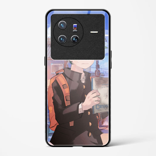 Giggling Courage - Vivo X80 5G Glass Gripper Case