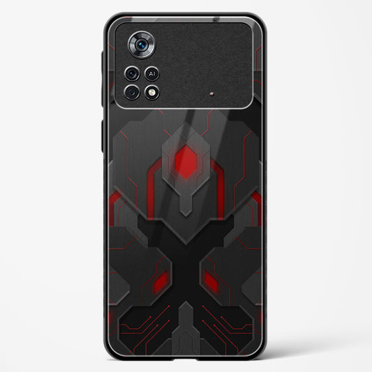 Obsidian Inferno - POCO X4 Pro 5G Glass Gripper Case