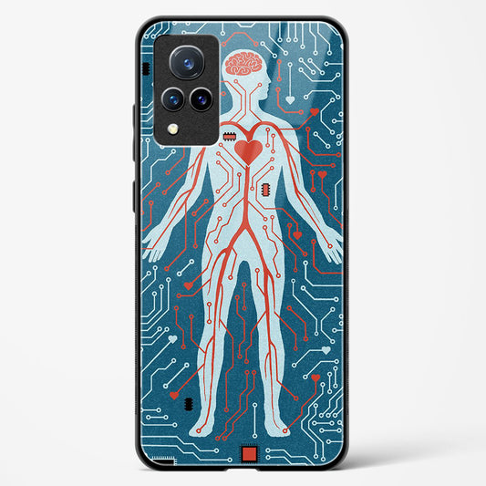 Cyber Med - Vivo V21 Glass Gripper Case