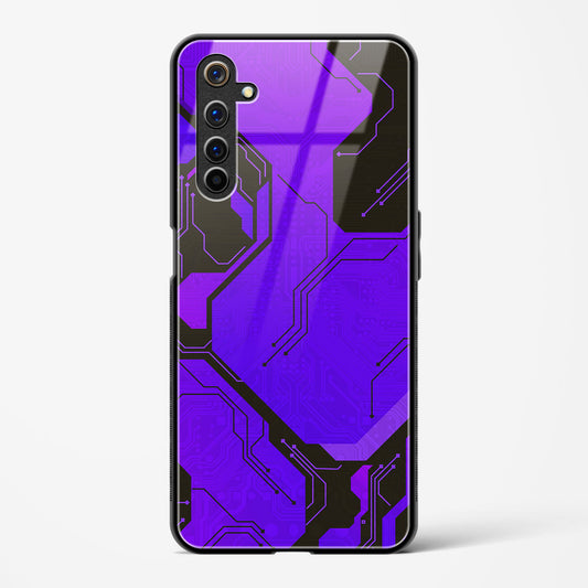 Purple Pulse - Realme 6s Glass Gripper Case