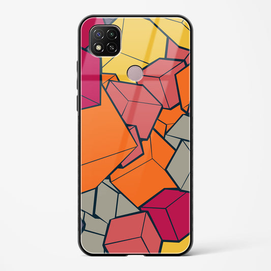 Cubic Blast - Redmi 9 Activ Glass Gripper Case