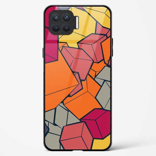 Cubic Blast - Oppo A93 Glass Gripper Case