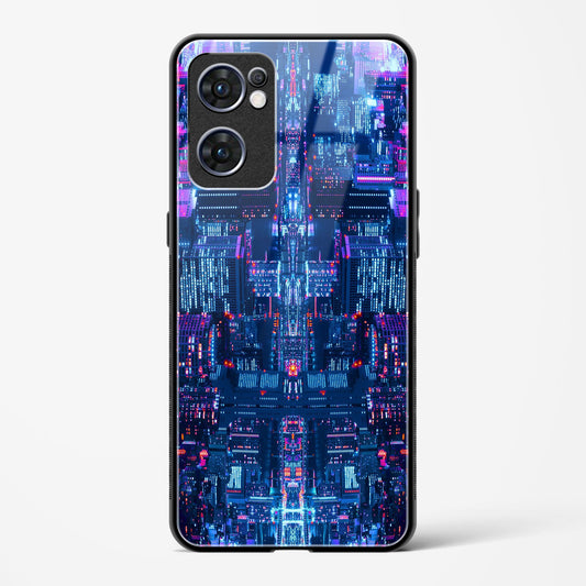 City Glitch - Oppo Reno 7 5G Glass Gripper Case