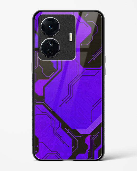 Purple Pulse - Vivo iQOO Z6 Pro 5G Glass Gripper Case