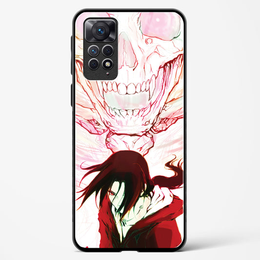 Crimson Gaze - Redmi Note 11S Glass Gripper Case