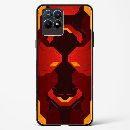 Flame Fusion - Realme 8i Glass Gripper Case