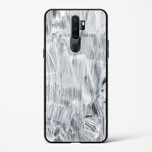 white paint - Oppo A5 2020 Glass Gripper Case