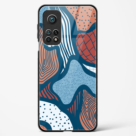 Doodle Waves - Mi 10T Pro Glass Gripper Case