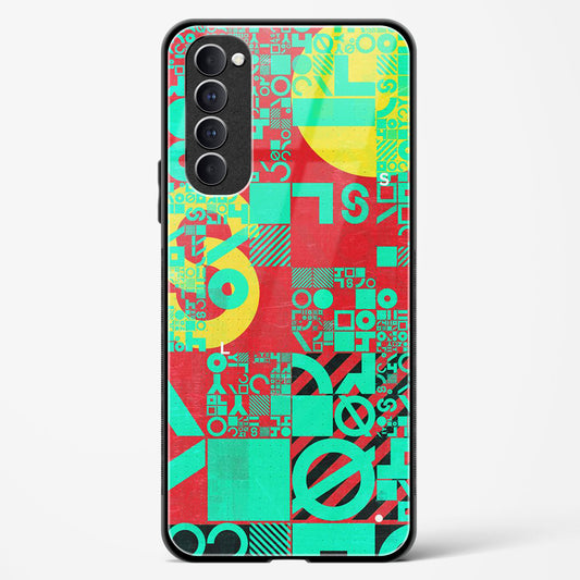 Orient Abstract - Oppo Reno 4 Pro Glass Gripper Case