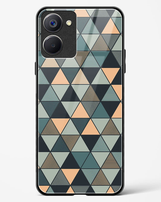 Triangle Mosaic - Realme 10 Pro 5G Glass Gripper Case