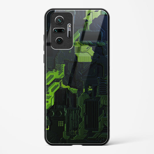 Shadowed Jade - Redmi Note 10 Pro Max Glass Gripper Case