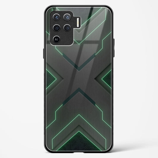 Green Horizon - Oppo F19 Pro Glass Gripper Case