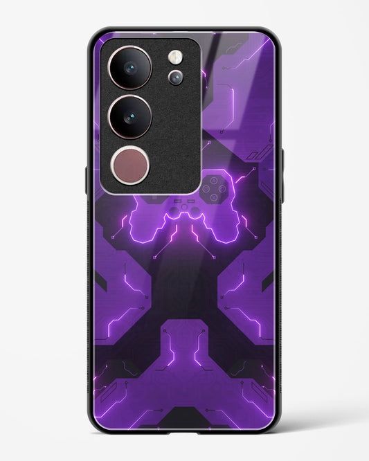 Violet Vortex - Vivo V29 Glass Gripper Case