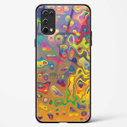 Contour Map - Realme 7 Pro Glass Gripper Case