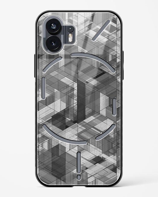 Black Diamond Grid - Nothing Phone 2 Glass Gripper Case