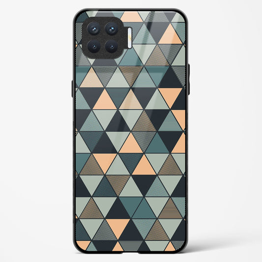 Triangle Mosaic - Oppo A73 Glass Gripper Case