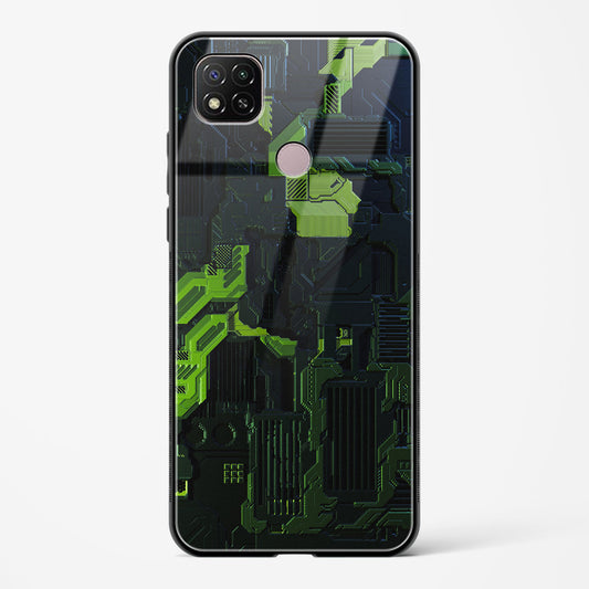 Shadowed Jade - Redmi 9 Activ Glass Gripper Case