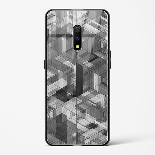 Black Diamond Grid - Oppo K3 Glass Gripper Case