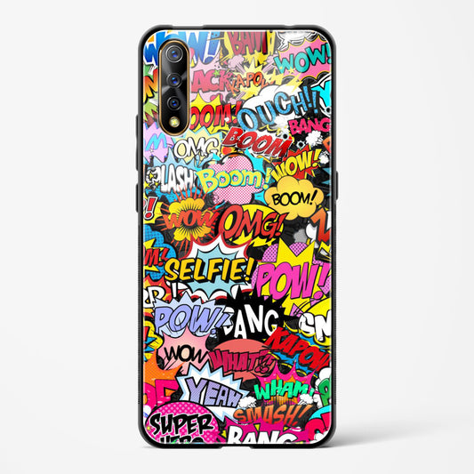 comic madness - Vivo Z1X Glass Gripper Case